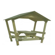 Table pique-nique Castor avec toit
