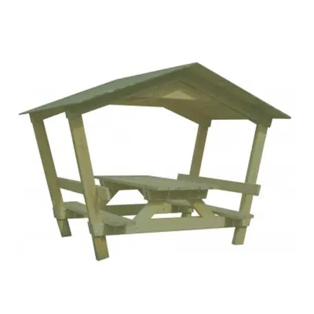 Table pique-nique Castor avec toit