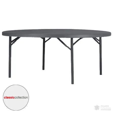 Table ronde pliante plastique Ø 180 cm "Classic Collection" - France Collectivités