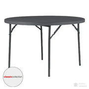 Table ronde pliante plastique Ø 122 mm "Classic Collection" - France Collectivités