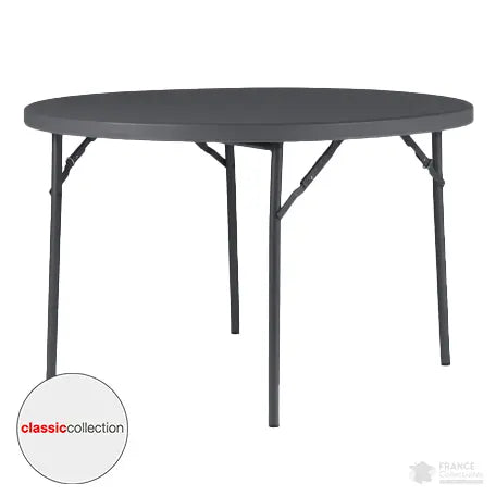 Table ronde pliante plastique Ø 122 mm "Classic Collection" - France Collectivités