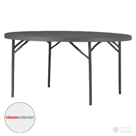 Table ronde pliante plastique Ø 152 mm "Classic Collection" - France Collectivités