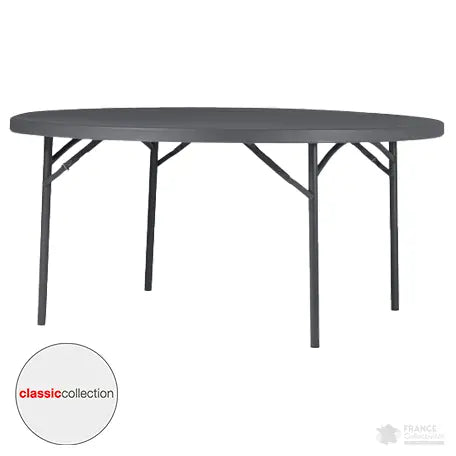 Table ronde pliante plastique Ø 160 mm "Classic Collection" - France Collectivités