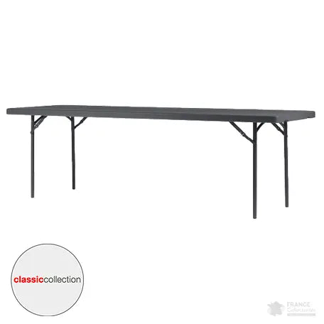 Table pliante plastique 243 x 76 cm "Classic Collection" - France Collectivités