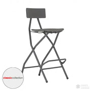 Tabouret haut pliant plastique pour tables de cocktail "Classic Collection" - France Collectivités