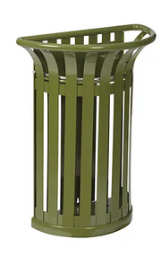Corbeille Tulipe demi ronde 35 litres Rossignol