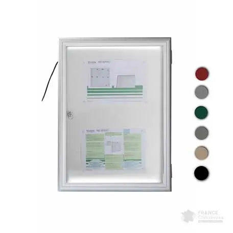 Vitrine extérieure Reverso LED france collectivités