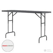 Table pliante plastique réglable en hauteur 183 x 76 cm "Classic Collection" - France Collectivités