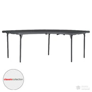 Table pliante plastique en arrondie 232 x 76 cm "Classic Collection" - France Collectivités