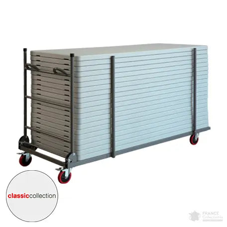 Chariot XLtrolley pour tables "Classic Collection" - France Collectivités