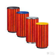 Corbeille bois zéno Protec 80 Litres à poser ou à fixer Rossignol