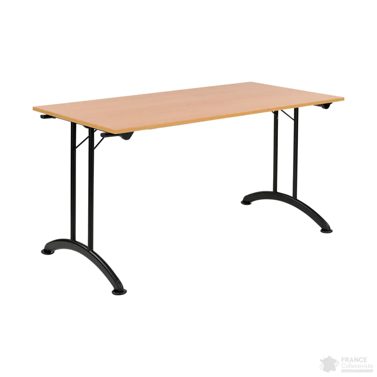 Table pliante mélaminée pieds courbés - France Collectivités