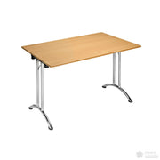 Table pliante stratifiée pieds courbés chromés - France Collectivités