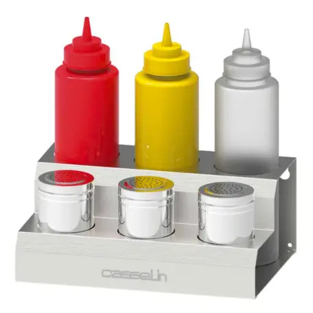Porte bouteille à sauce et épices Casselin