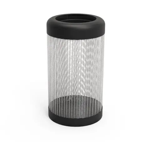 Corbeille cylindrique en tôle déployée 140L