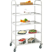 Chariot inox 5 plateaux Casselin