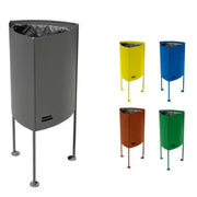 Corbeille en acier triangulaire 50L Argo