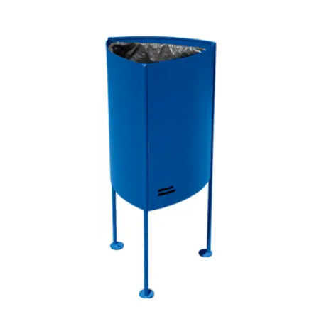 Corbeille en acier triangulaire 50L Argo