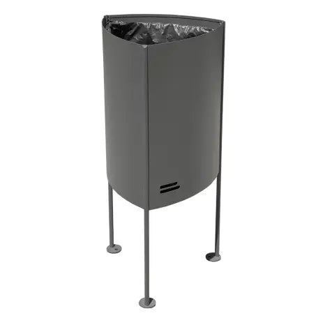 Corbeille en acier triangulaire 50L Argo