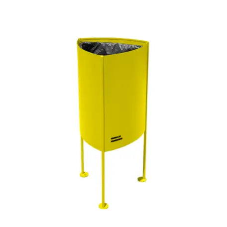 Corbeille en acier triangulaire 50L Argo