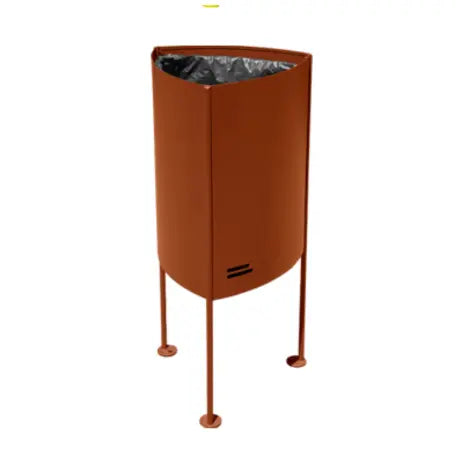 Corbeille en acier triangulaire 50L Argo