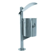 Corbeille inox 30l