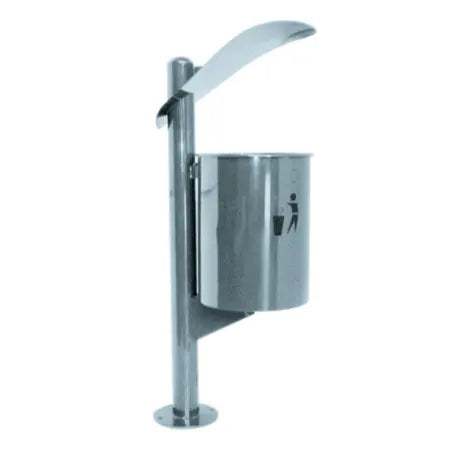 Corbeille inox 30l