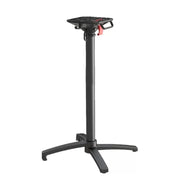 pied mange-debout Petra aluminium 4 branches encastrable et basculant avec poignée et porte sac france collectivités