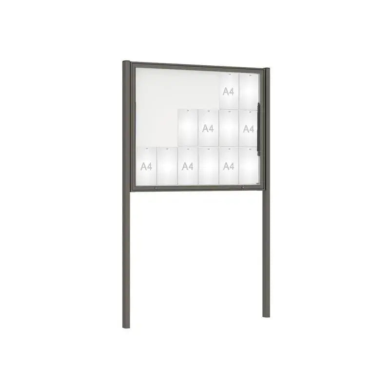 Vitrine Classique levante murale ou sur poteaux