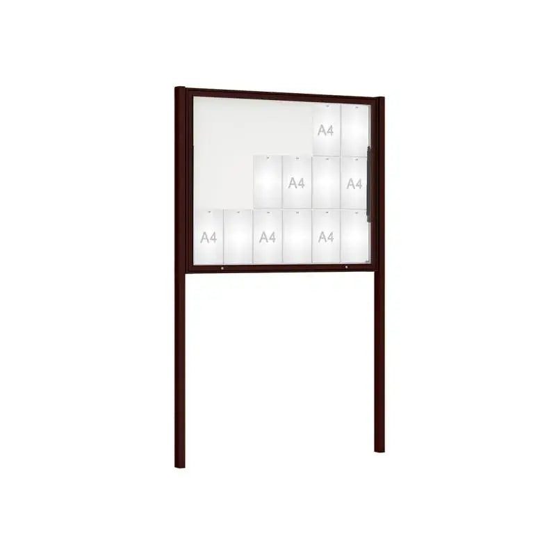 Vitrine Classique levante murale ou sur poteaux