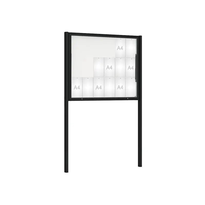 Vitrine Classique levante murale ou sur poteaux