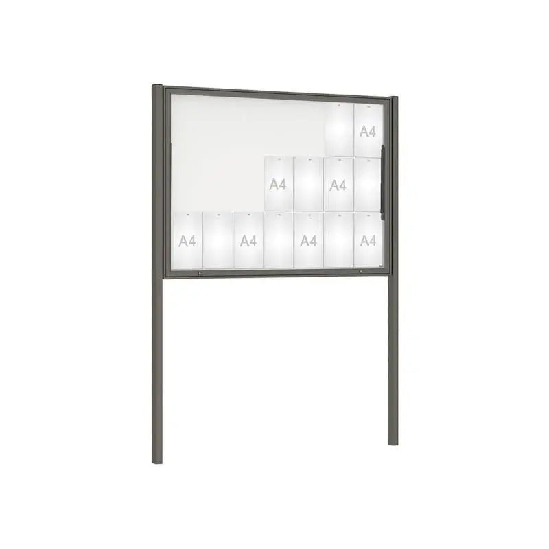 Vitrine Classique levante murale ou sur poteaux