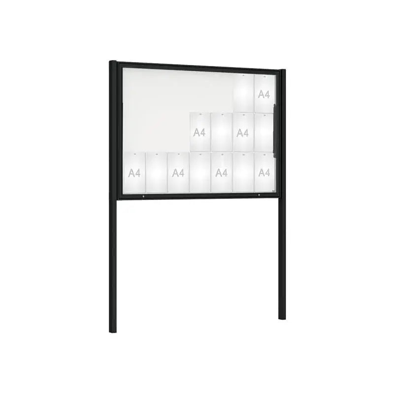 Vitrine Classique levante murale ou sur poteaux