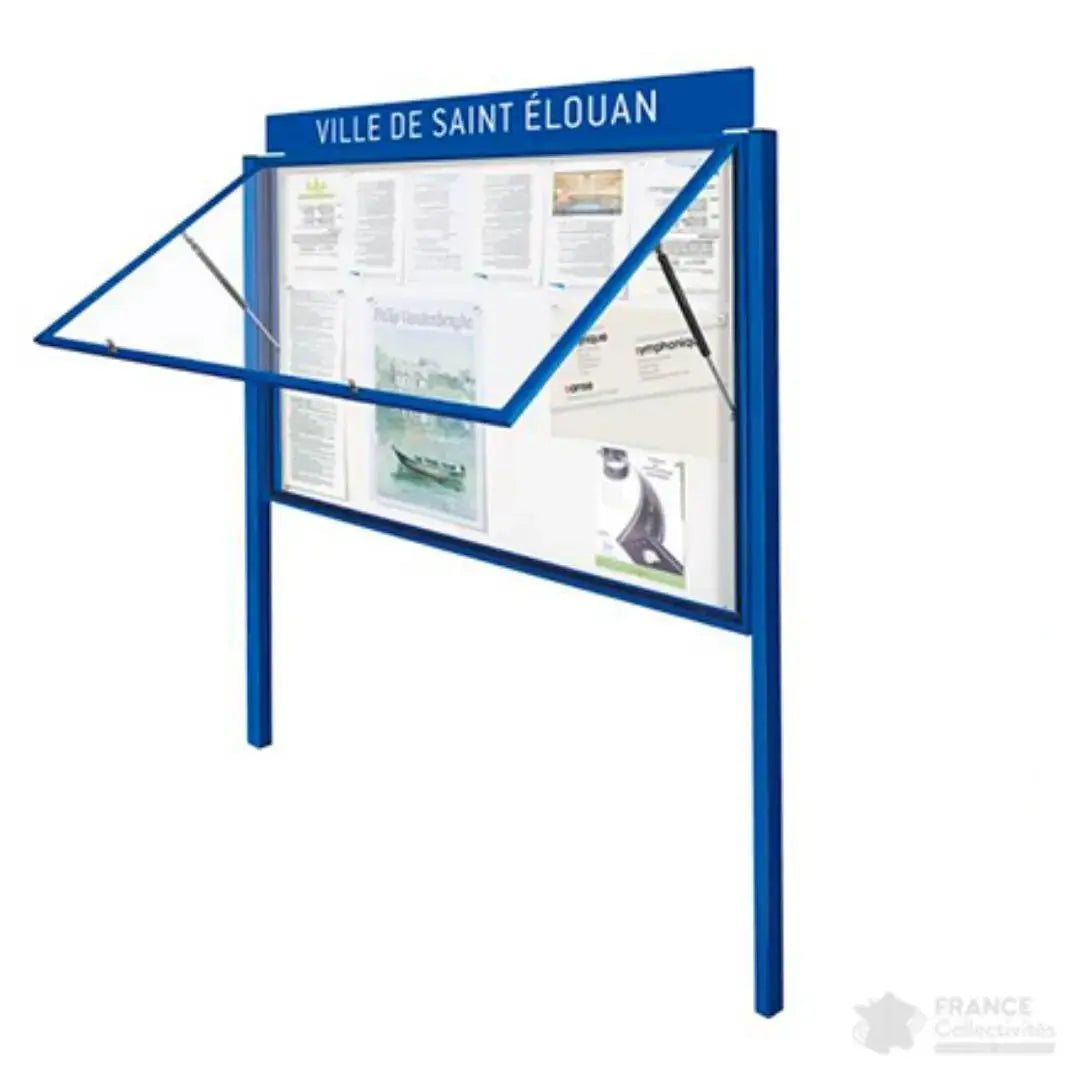 Vitrine Classique levante murale ou sur poteaux Procity