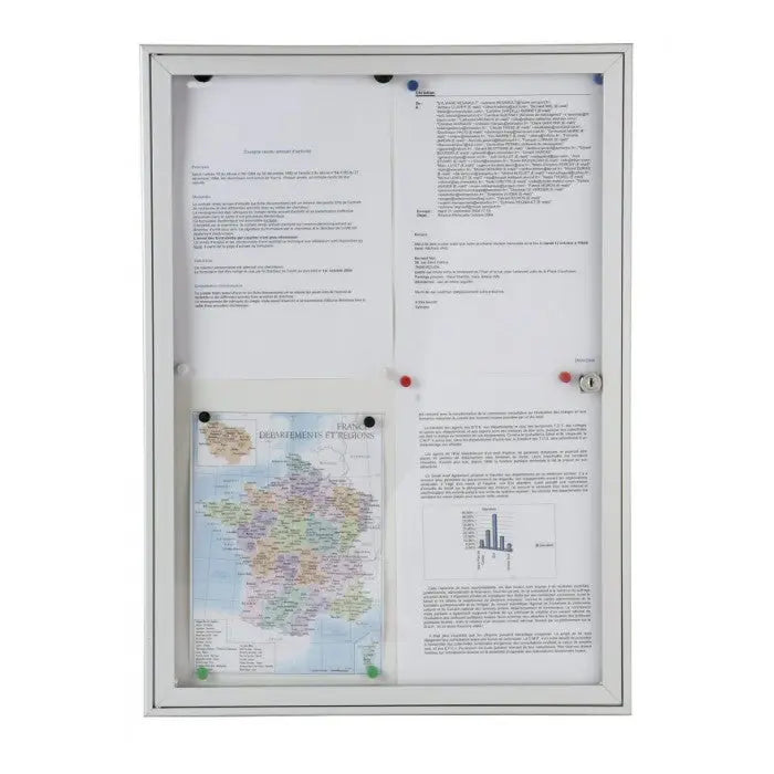 Vitrine intérieure extra plate 20 mm france collectivités