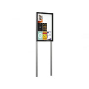 Vitrine d'affichage Edge sur poteaux Procity