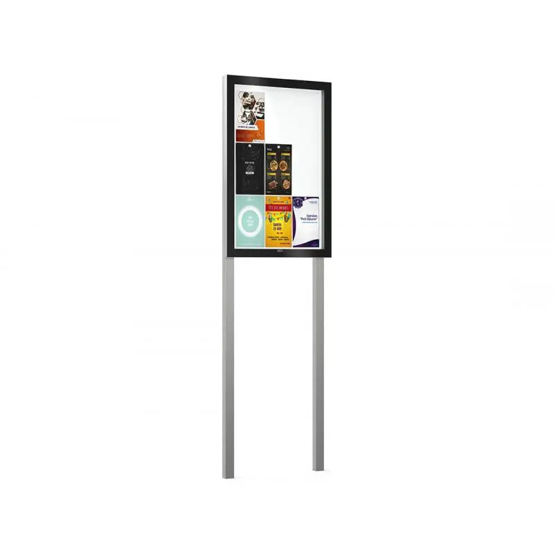 Vitrine d'affichage Edge sur poteaux Procity