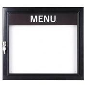 Vitrine Menu LED france collectivités