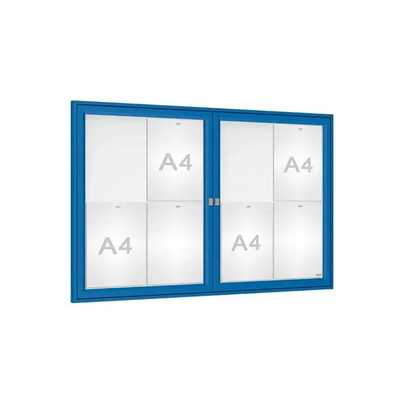 Vitrine Tradition double battant murale ou sur poteaux