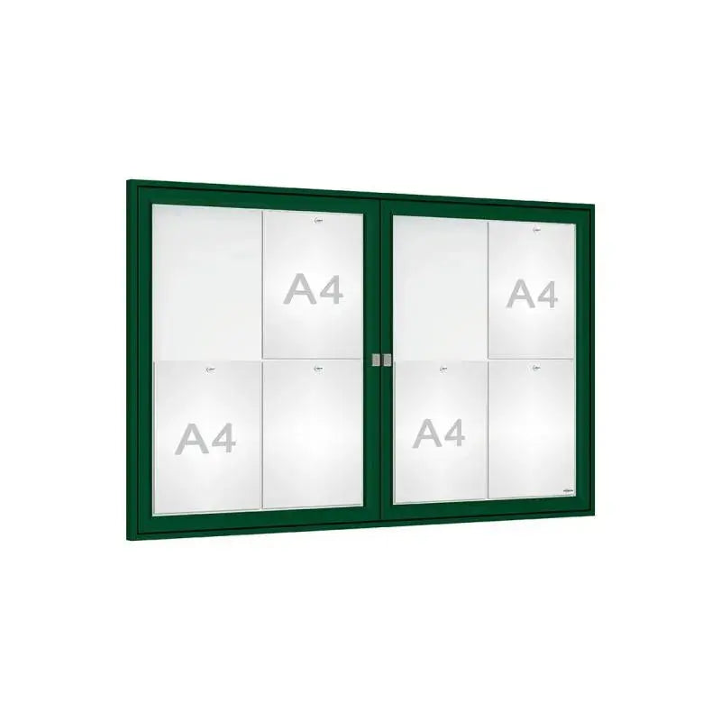 Vitrine Tradition double battant murale ou sur poteaux