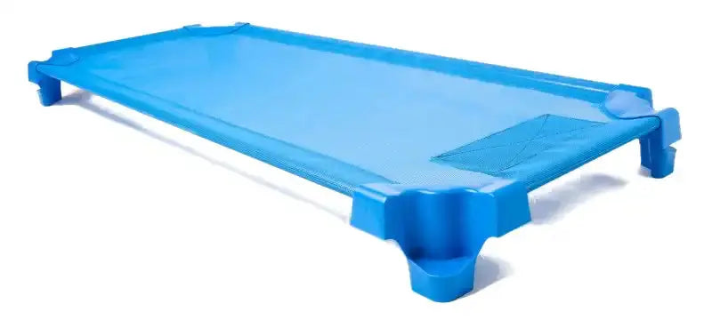 Couchette Wendy bleue à toile respirante, 130 x 55 cm