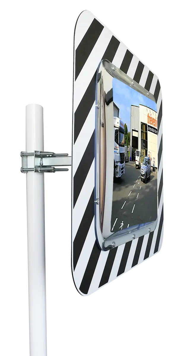Miroir de circulation routière 90° Ecochok - Gamme Économique - France Collectivités