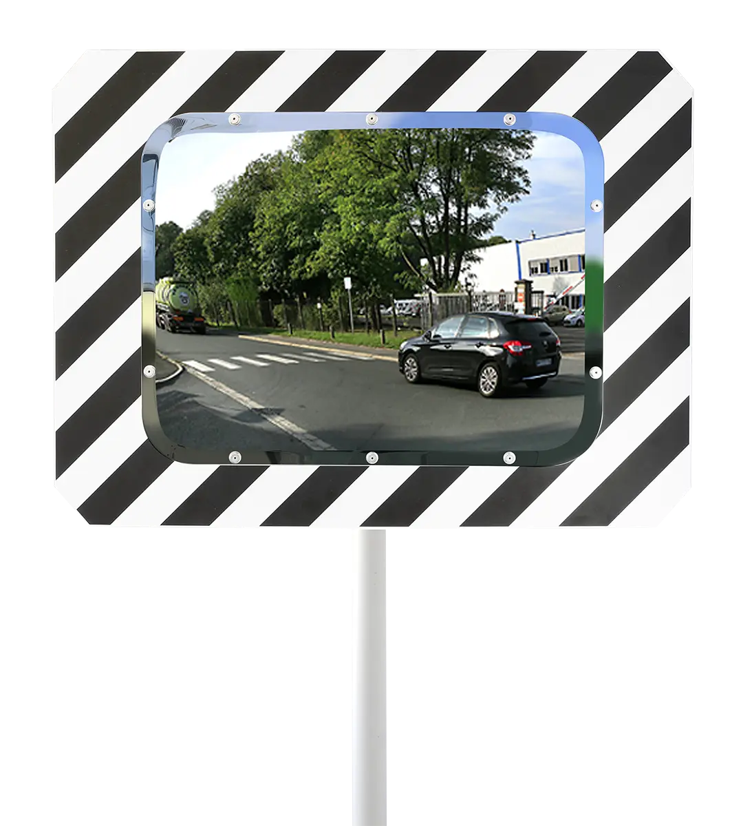 Miroir de circulation routière 90° Ecochok - Gamme Économique - France Collectivités