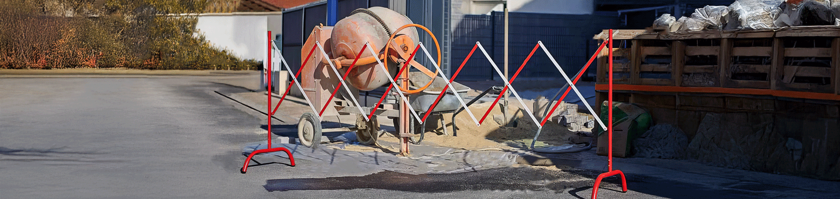 Barrière de chantier 