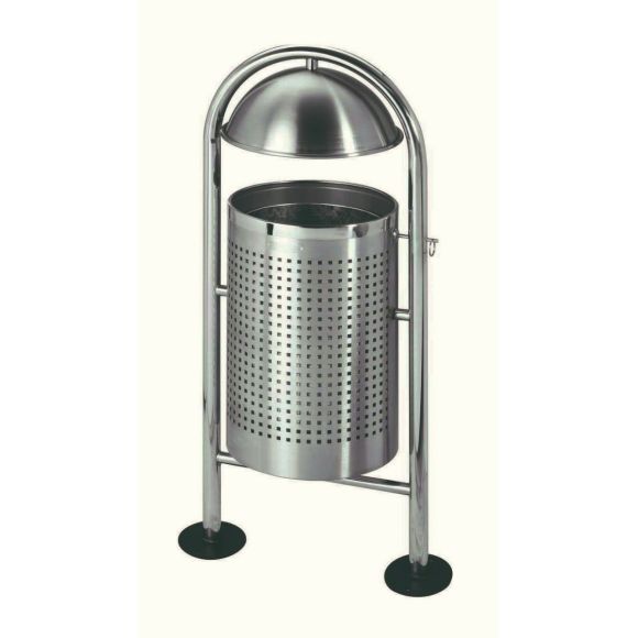 Corbeille inox basculante Lem 30 Litres