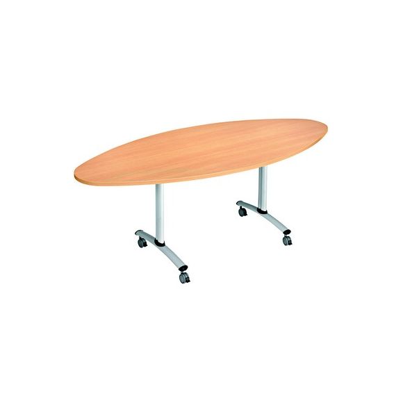 Table basculante ovale