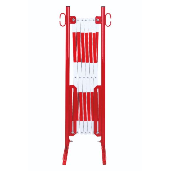 barrière extensible rouge-blanc 3,6m standard