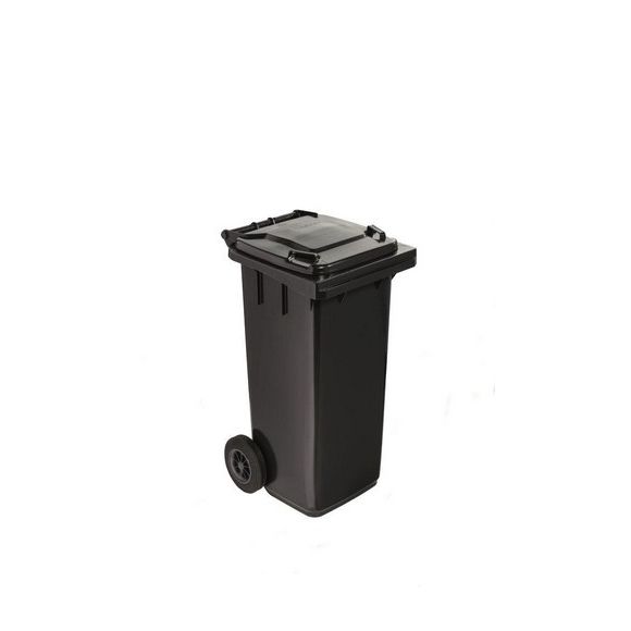 conteneur plastique 120 litres 2 roues noir