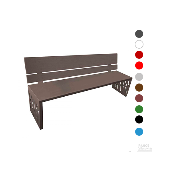 Banc Acier Venise