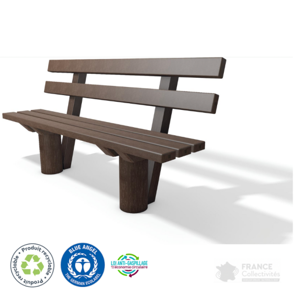 Banc en plastique recyclé Taunus